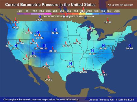 weather barometric pressure today